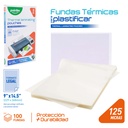 Laminas para Plastificar 9 X 14" 125micras 100pza POINTER