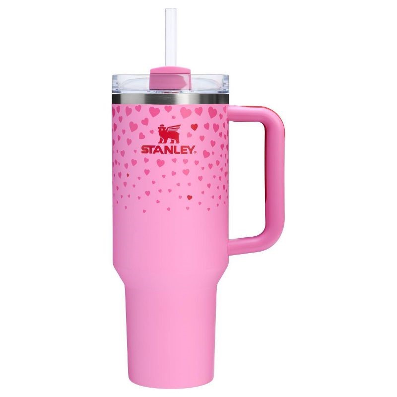 Stanley 40oz Stainless Steel H2.0 Flowstate Quencher Tumbler - Valentine's Day Limited Sweet Hearts