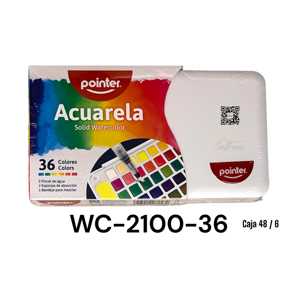Acuarela 36colores POINTER