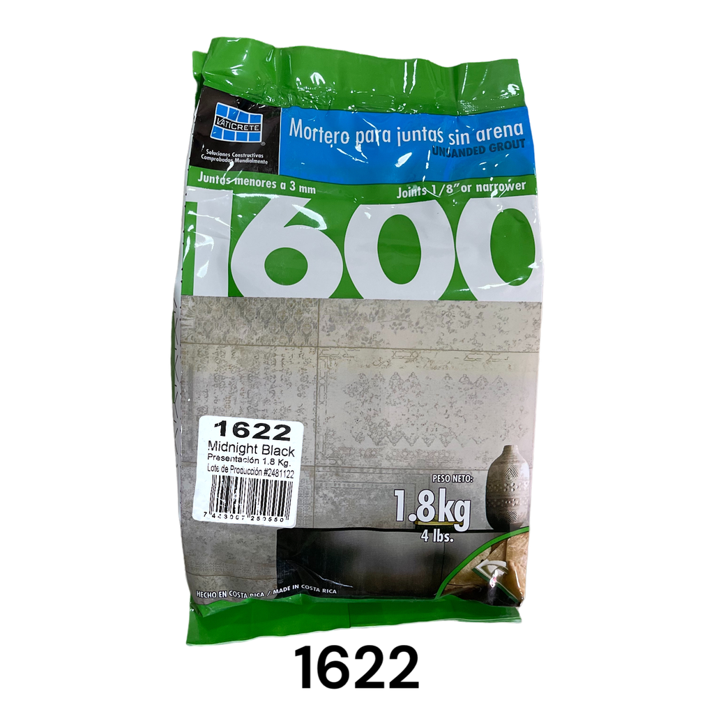 Lechada LATICRETE 1.8Kg Midnight Black