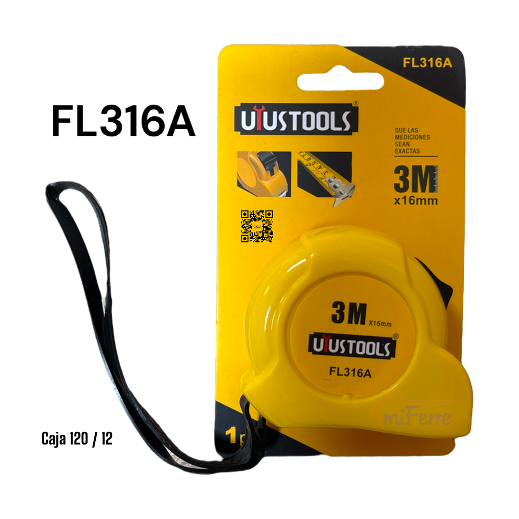 Cinta Metrica 3m UYUSTOOLS