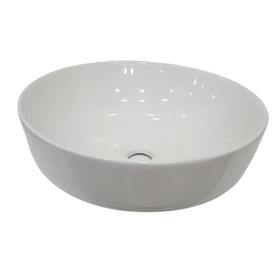 [FF-9036] Lavamano de Mesa 42 X 42 X 14cm Redondo Blanco