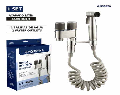 [A-BS102A] Ducha Higienica Satin AQUAFINA