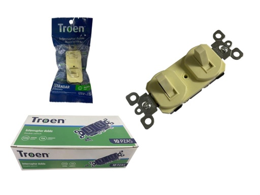 [TR-NS-2K] Interruptor Doble TROEN