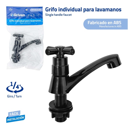 [GVB-ZF322-B] Grifo Individual para Lavamanos GRIVEN Basic