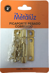 PICAPORTE 2&quot; DORADO METALUZ