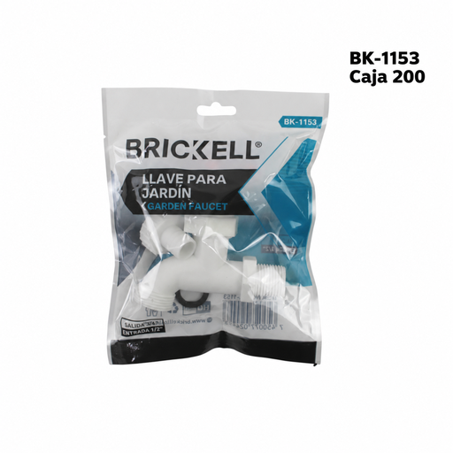 [BK-1153] Llave de Chorro PVC 1/2" BRICKELL