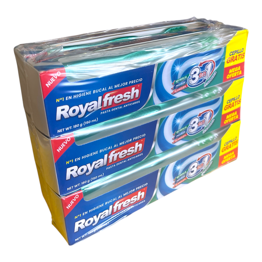 [RF-180-3C-FB] 6-Pack Pasta Dental 180g 3en1 ROYALFRESH