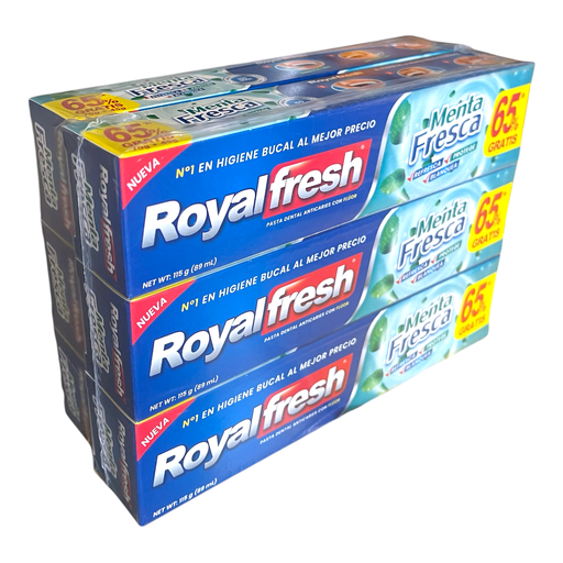 [RF-115-MF] 6-Pack Pasta Dental 115g ROYALFRESH Minty Fresh