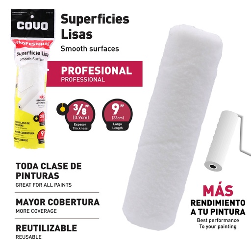 [CV-RB-938] Mota de Felpa para Pintar 9" COVO