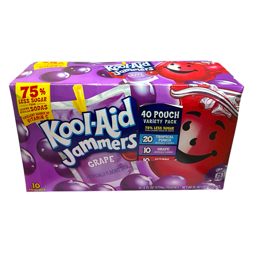 Kool Aid Jammers 177ml Grape 10pack