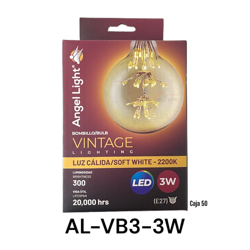 [AL-VB3-3W] Bombillo Vintage 3W 2200K ANGEL LIGHT