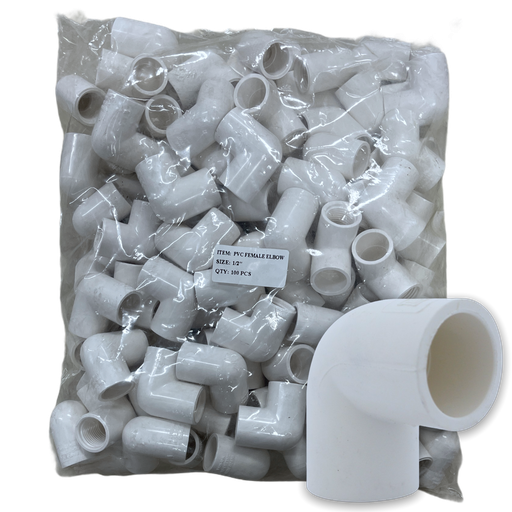Codo PVC 1/2" X 90