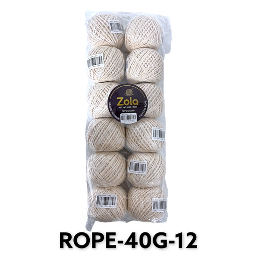 [ROPE-40G-12] Hilo Pabilo 40g 56m 12pza ZOLA
