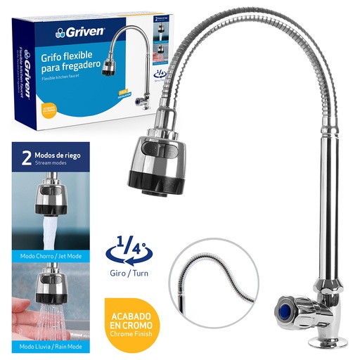 [A367-15046] Grifo Flexible para Fregadero GRIVEN