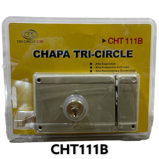 [CHT111B] Cerradura Soldable Izquierda TRI-CIRCLE