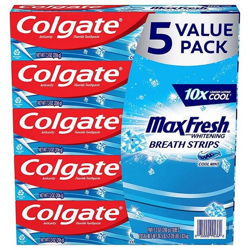 Colgate MaxFresh 5Pack 36.5oz (1.03Kg)