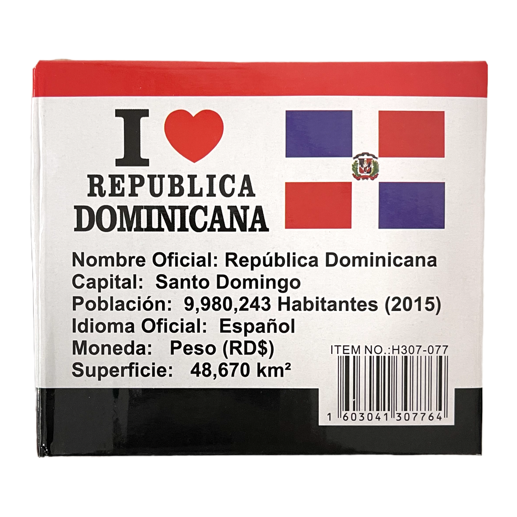TAZA 13oz REPUBLICA DOMINICANA