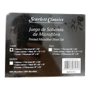 SET DE SABANA TWIN 4pza SCARLET CLASSICS