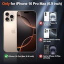 SUPFINE Iphone 16 Pro Max Case with MagSafe