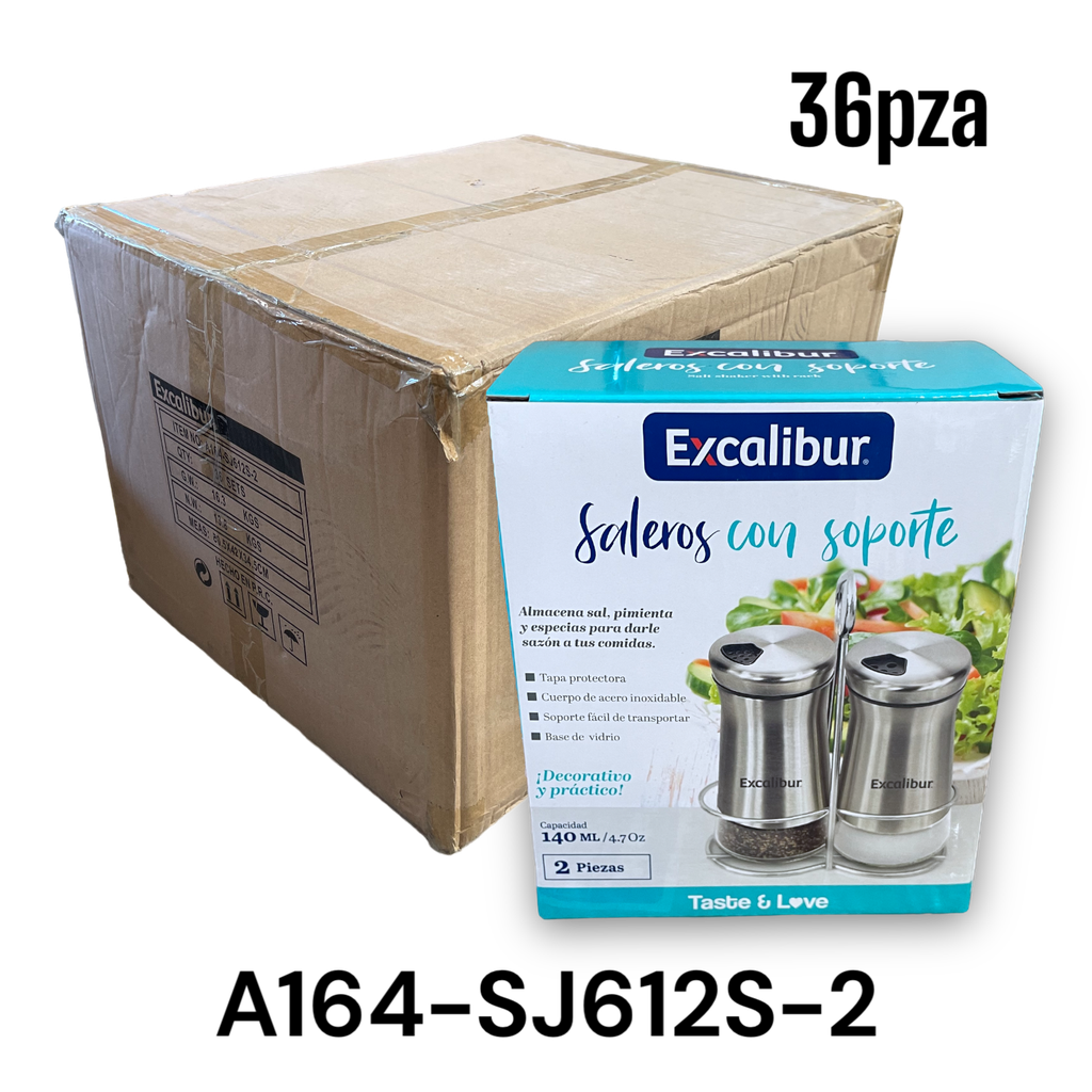 SALEROS CON SOPORTE EXCALIBUR