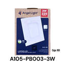 [A105-PB003-3W] LAMPARA LED EMPOTRABLE ANGEL LIGHT CUADRADA 3W 6400K