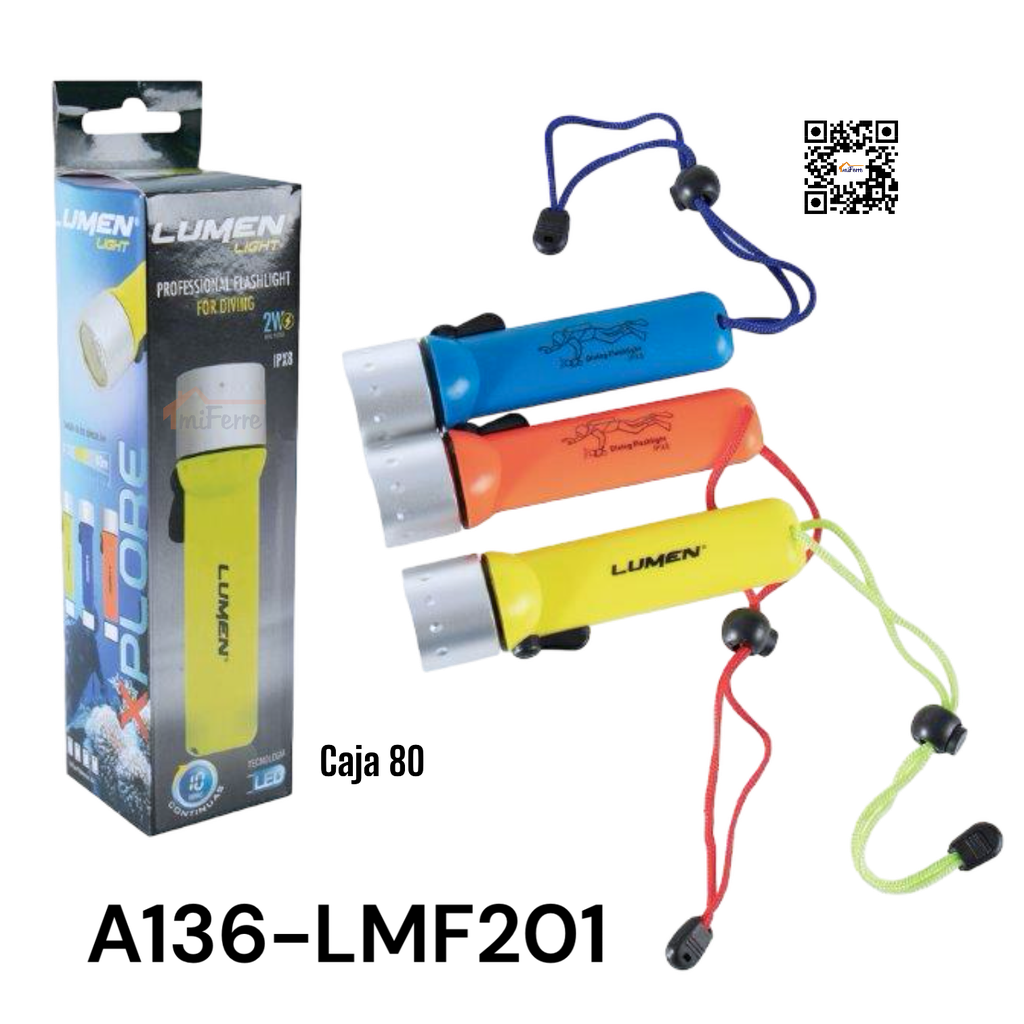 LINTERNA PARA BUCEO LUMEN LIGHT