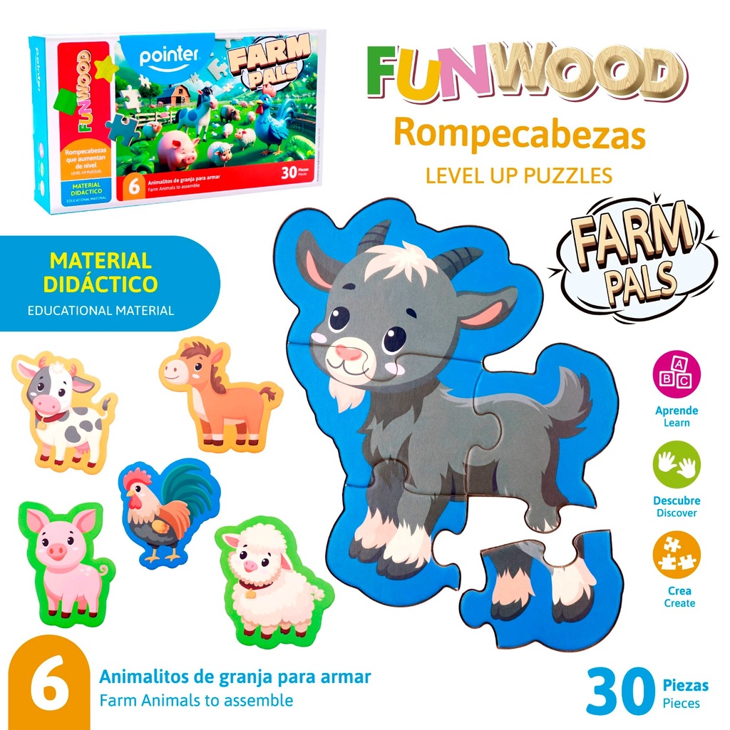 Rompecabezas 30pza POINTER