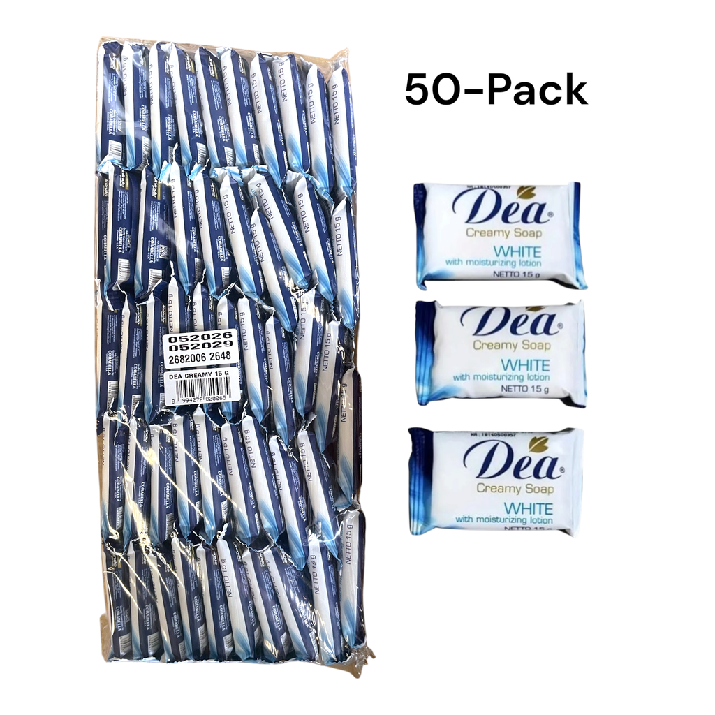 50-Pack Jabon Hotelero DEA 15g