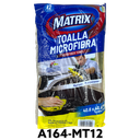 [A164-MT12] TOALLA MICROFIBRA 12pza MATRIX