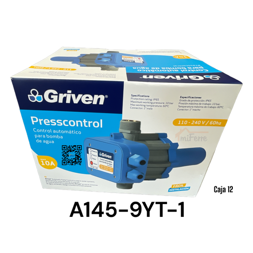 Bomba Periferica para Agua 1HP GRIVEN | miFerre PTY