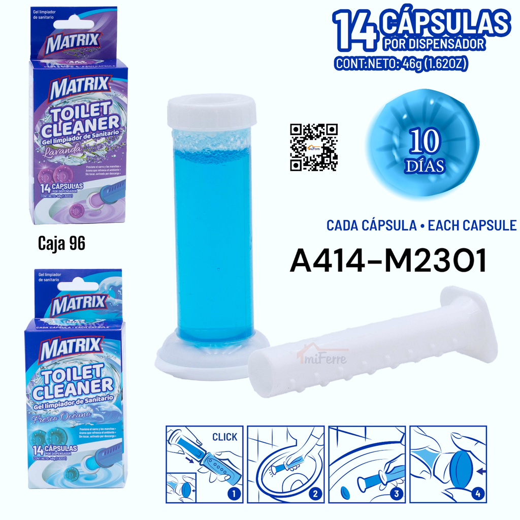 GEL LIMPIADOR DE SANITARIO MATRIX