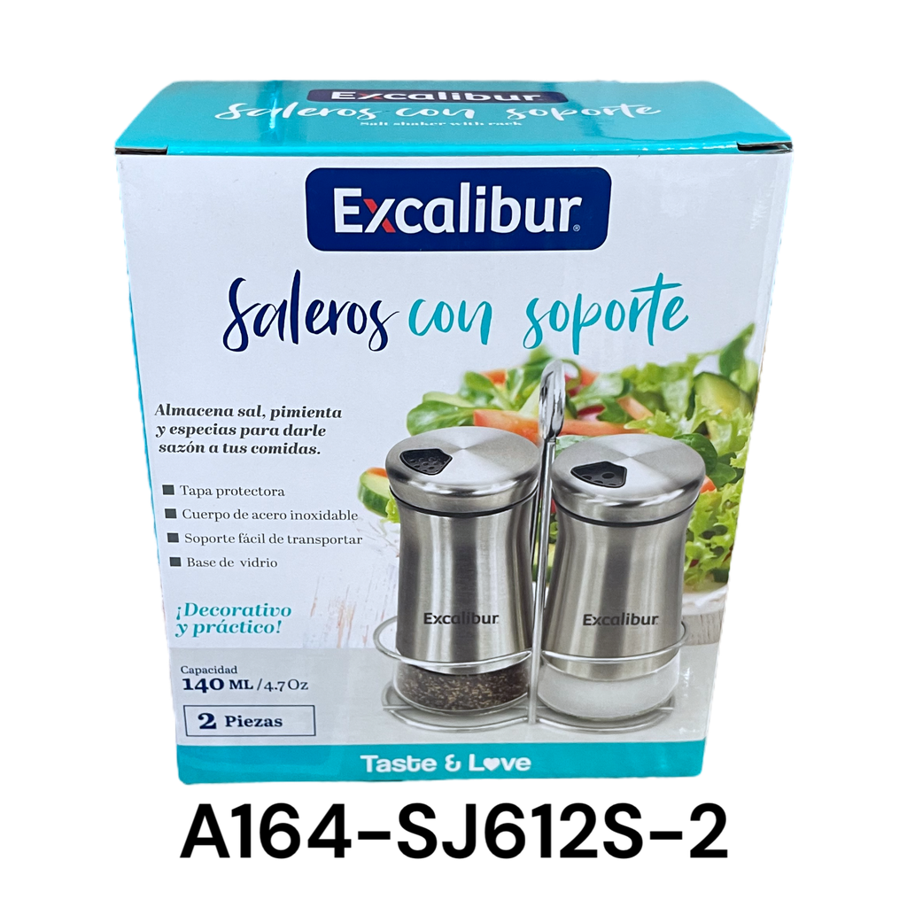 SALEROS CON SOPORTE EXCALIBUR