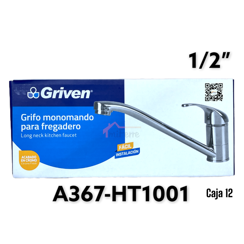 GRIFO MONOMANDO PARA FREGADERO GRIVEN