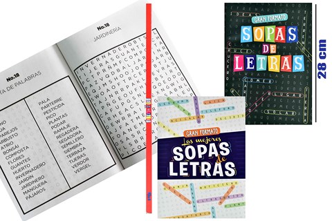 LIBRO SOPA DE LETRAS 80pag