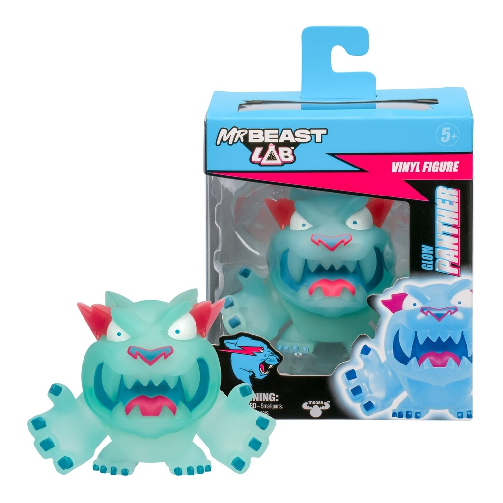 MrBeast Lab Glow Panther Vinyl Figure