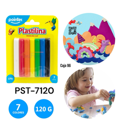 [PST-7120] PLASTILINA 120g POINTER