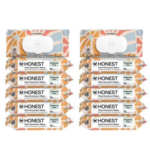 HONEST Wipes 72ct