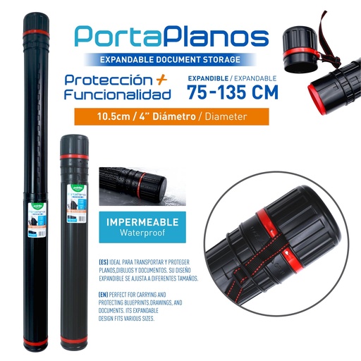 [YM-TA] Portaplanos Expandible 10.5 X 75-135cm POINTER