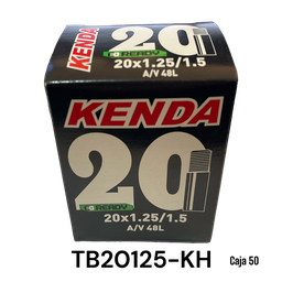 [TB20125-KH] TUBO BICI #20 X 1.25  1.5 KENDA