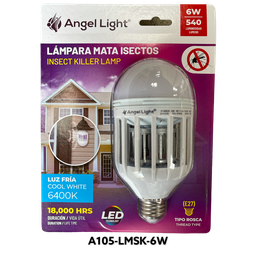 [A105-LMSK-6W] LAMPARA MATA INSECTO ANGEL LIGHT