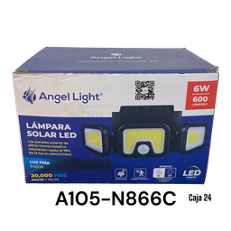 [A105-N866C] LAMPARA LED SOLAR CON SENSOR 6W ANGEL LIGHT