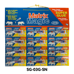 [SG-03G-SN] SUPER GLUE 3g MATRIX MAGIC 12pza