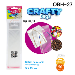 [OBH-27] Bolsa Celofan 5X18cm Perforada POINTER