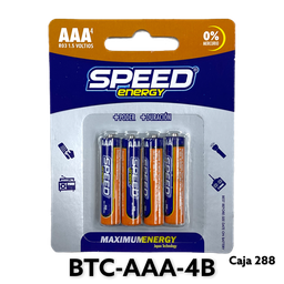 [BTC-AAA-4B] BATERIA AAA 4pza SPEED ENERGY