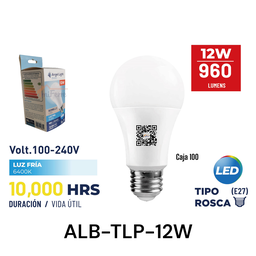 [ALB-TLP-12W] BOMBILLO LED 12W ANGEL LIGHT BASIC