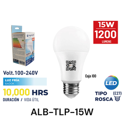 [ALB-TLP-15W] BOMBILLO LED 15W ANGEL LIGHT BASIC