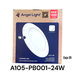 [A105-PB001-24W] LAMPARA LED EMPOTRABLE ANGEL LIGHT REDONDA 24W 6400K