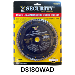 [DS180WAD] DISCO DIAMANTE 7-1/4&quot; SECURITY TURBO
