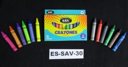 [ES-SAV-30] CRAYONES 12colores (docena)